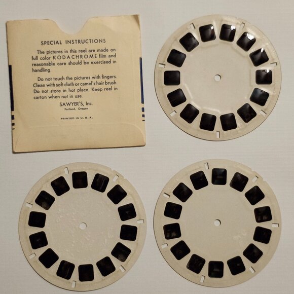 VINTAGE View Master San Francisco Slides x 3 1954 - Picture 5 of 5